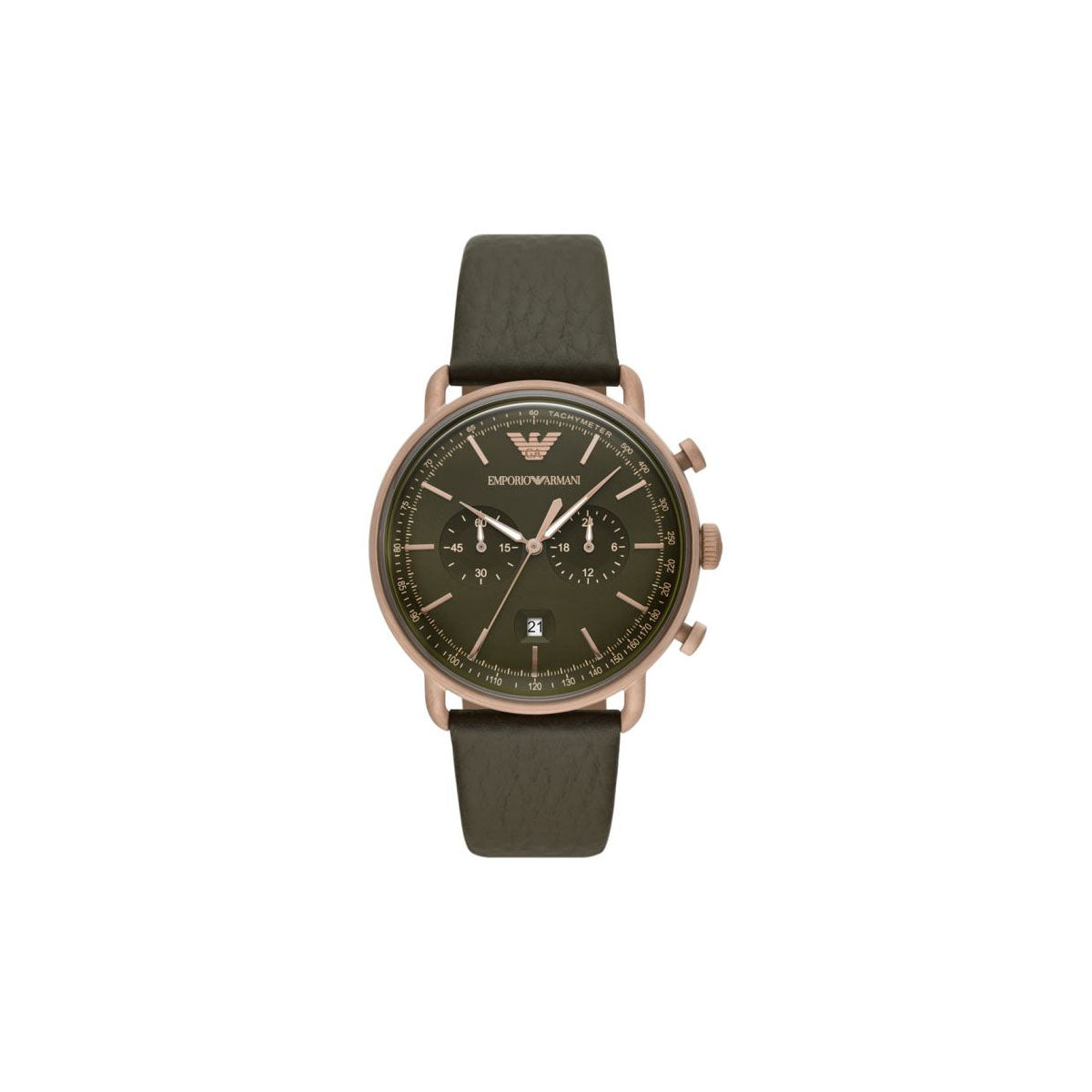 Emporio Armani AR11421 Men's Watch 43 Mm Green